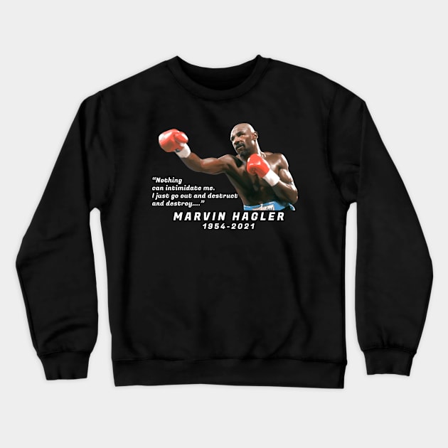 marvin hagler - 2021 Crewneck Sweatshirt by aldistar